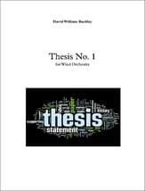 Thesis No. 1 Concert Band sheet music cover